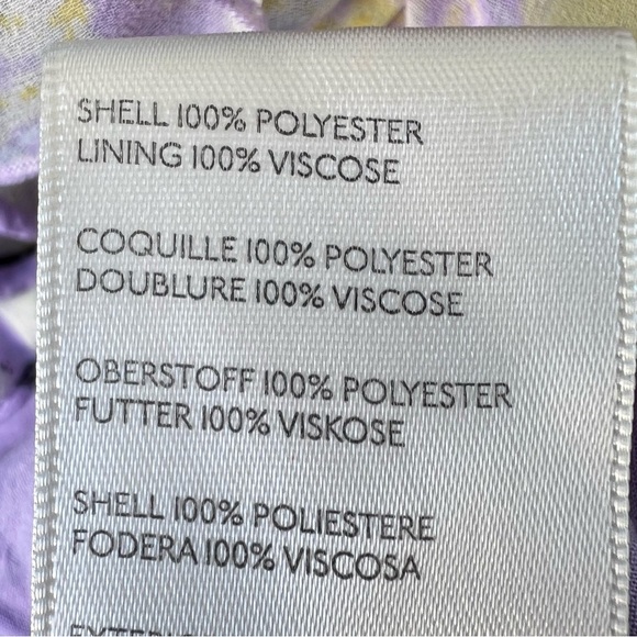 FREE PEOPLE BOHO LILAC PATTERN RUCHED SMOCKED PEASANT BLOUSE TOP SIZE SMALL - Picture 13 of 15